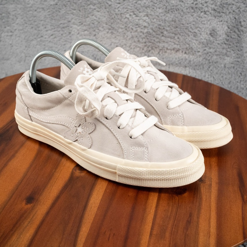 Converse Golf Le Fleur x One Star Ox Mono Vanilla Suede Womens Size 9 US